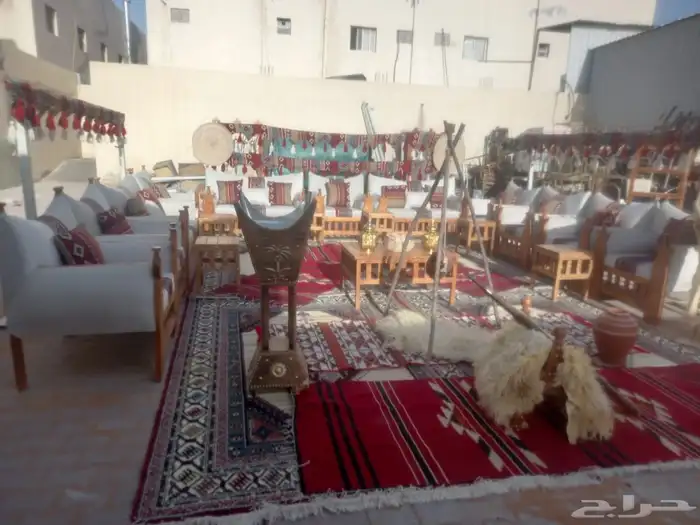 تنظيم حفلات ومناسبات ويوجدخيم ويوجد كرسي ملكي وزل ملكي 2