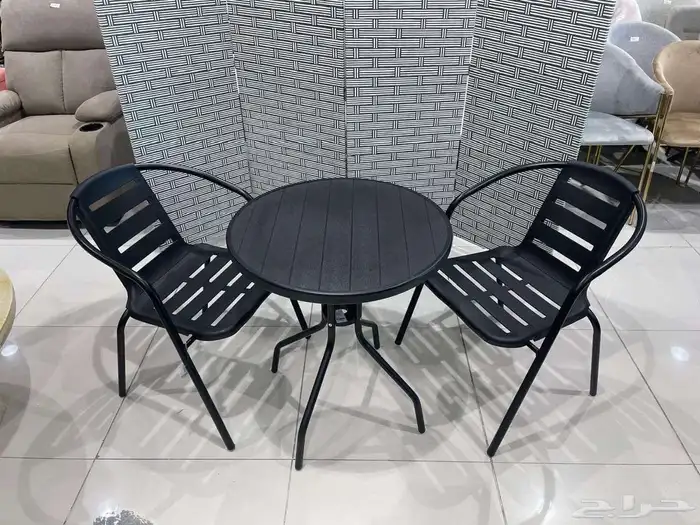 كرسيين وطاوله خارجيه مقاومه لشمس ولمطر 5