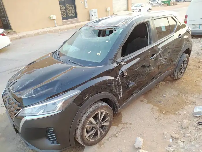 نيسان كيكس مصدومة موديل 2024 5