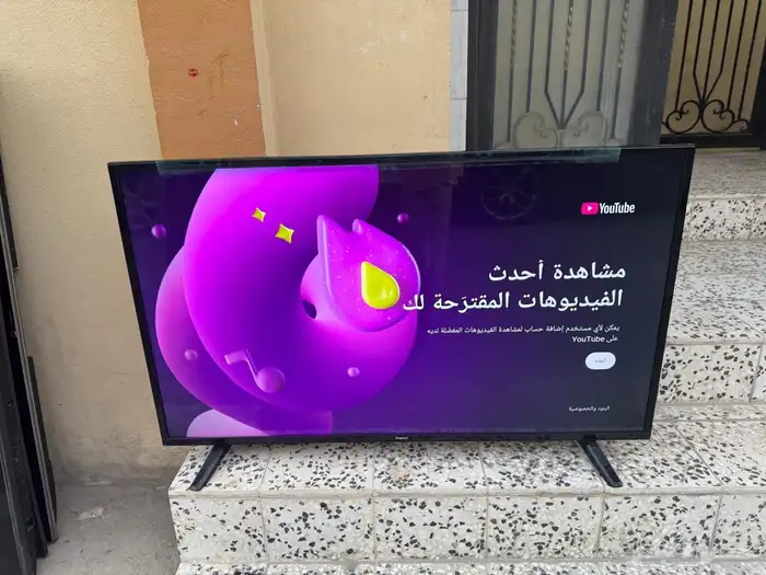 شاشة LG 55 بوصه وشاشة impex 50 بوصه 8