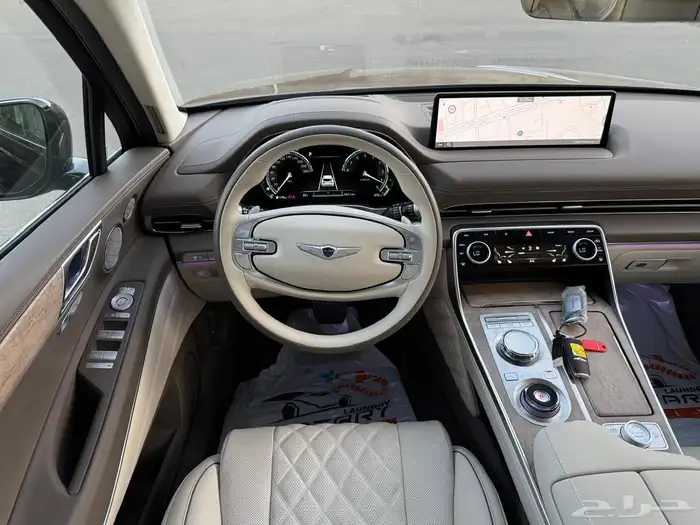 جنسس GV80 سعودي 2023 رويال V6 شبه جديد 4