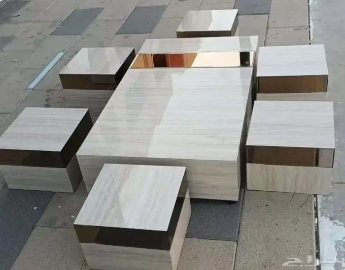 يوجدلدينا تفصيل طاولات ويوجد جاهز وطاولات طعام جاهزة تفصيل 2