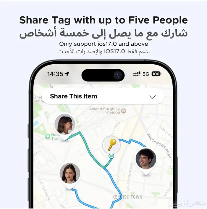 قطعة تحديد المواقع والتتبع يوجرين 2
