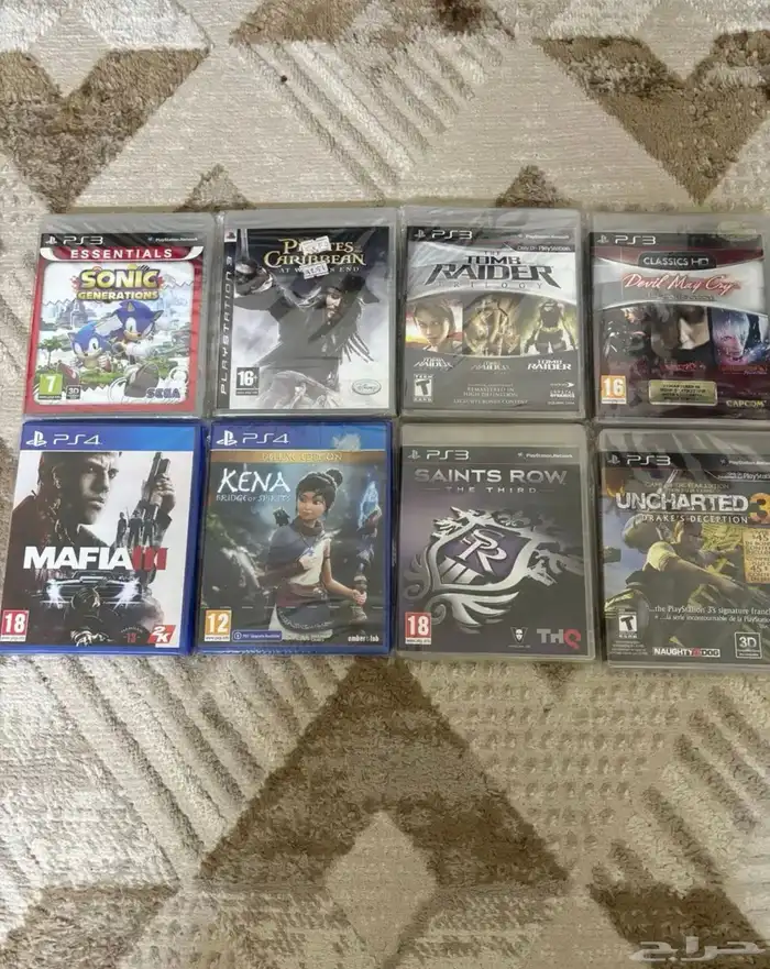 اشرطه سوني 3و4 0