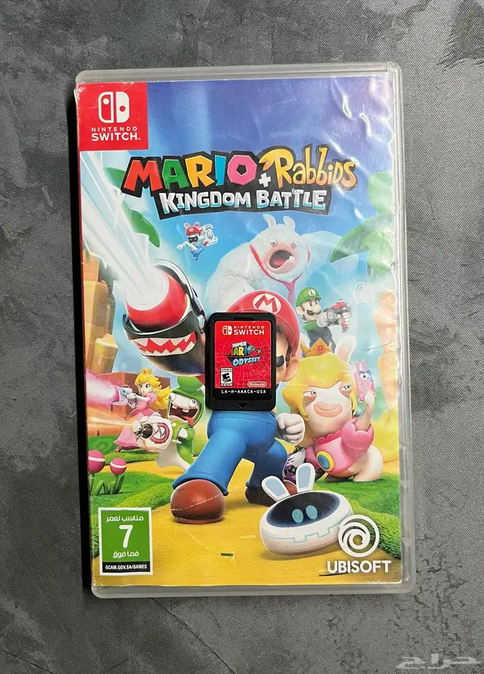 شريط لعبة ماريو اوديسي بعلبة لعبة اخرى 2