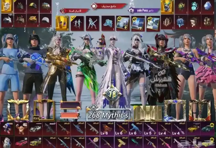 حساب ببجي فخم 0