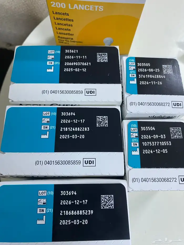 شرائح سكر و ابر الوخز 0