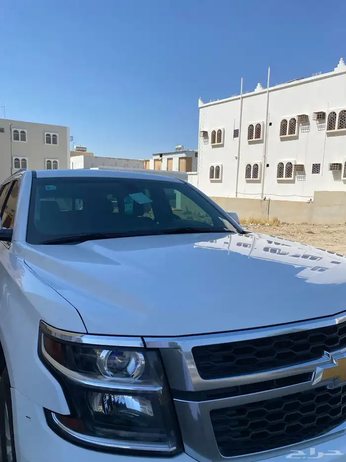 تاهو 2016 ابيض ls دبل نظيف ممشى 254الف كل شي ع الشرط 30
