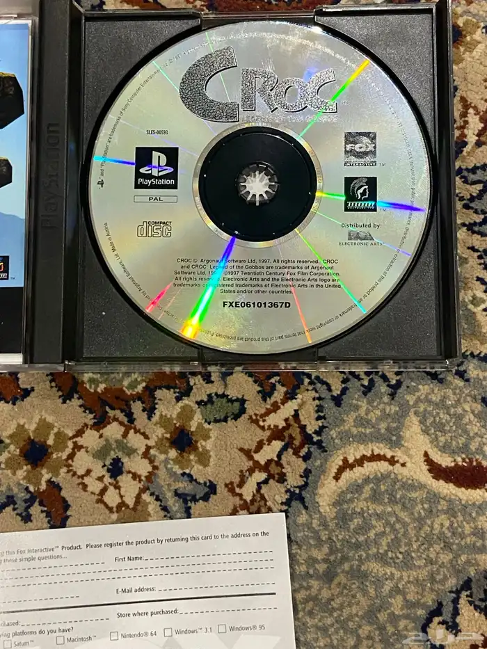 لعبه قديم كلاسكي سوني 1 حالته جيد إلى جيد جدا 4