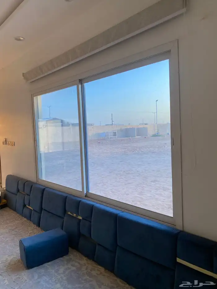 شباك قزاز مدبل مع الإطار 0