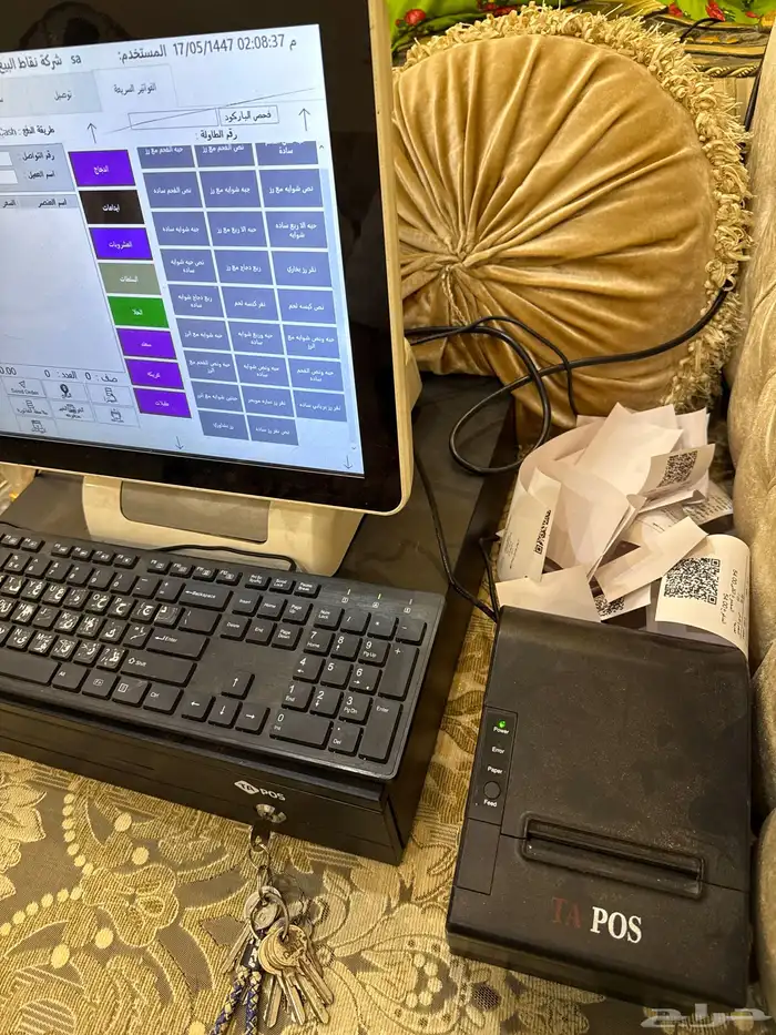 جهاز كاشير للبيع كامل 1