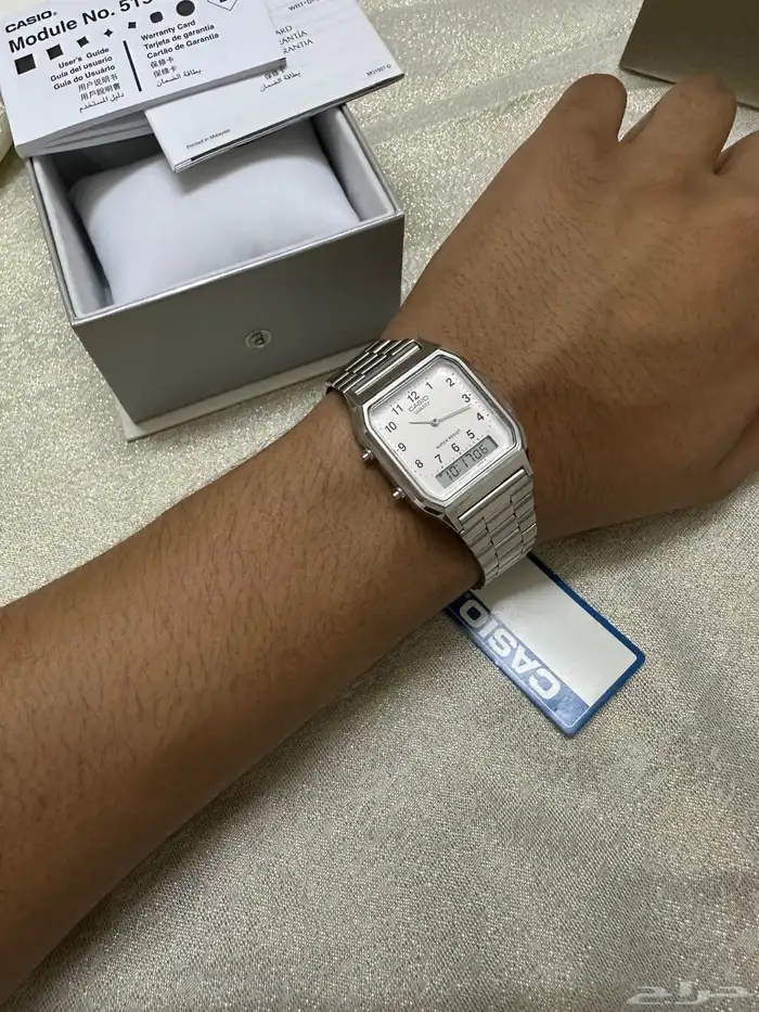 كاسيو الأصلي بضمان الوكيل 3