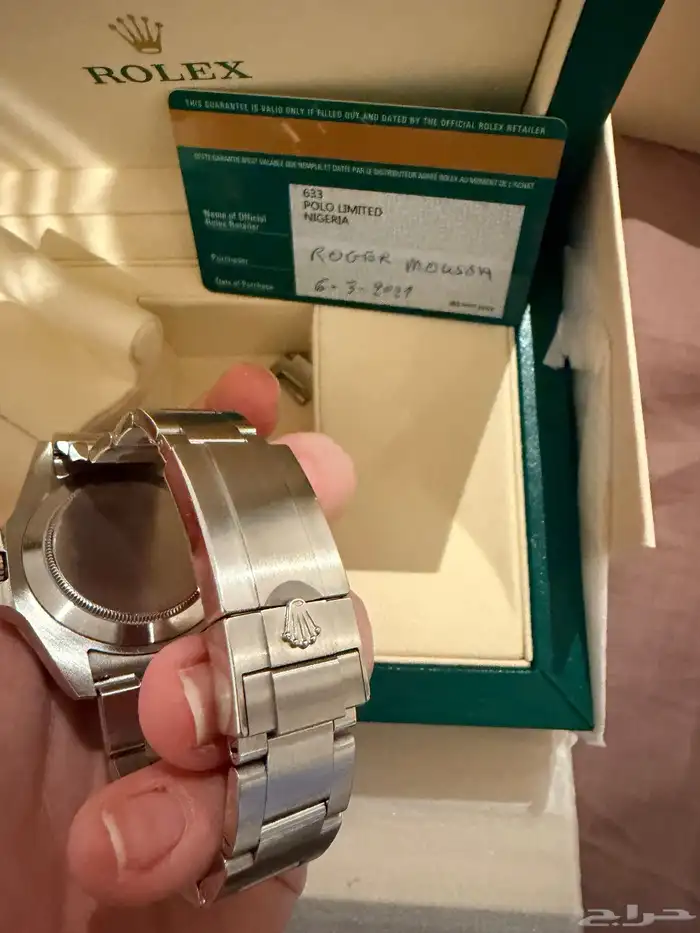 روليكس اصلية 2021 نظيفة جدا مع جميع اوراقها 0