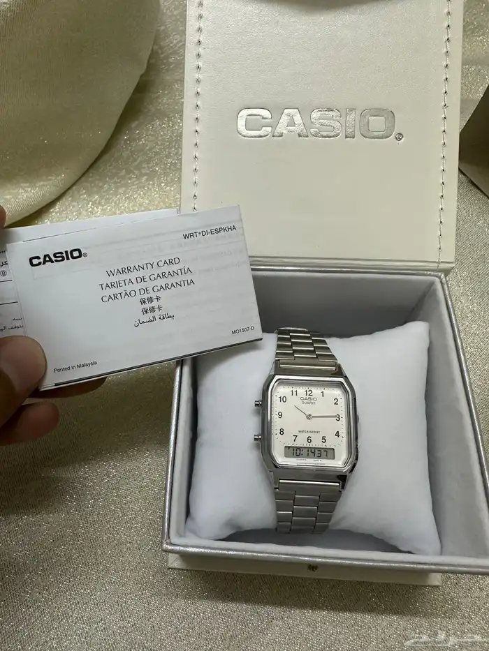 كاسيو الأصلي بضمان الوكيل 1