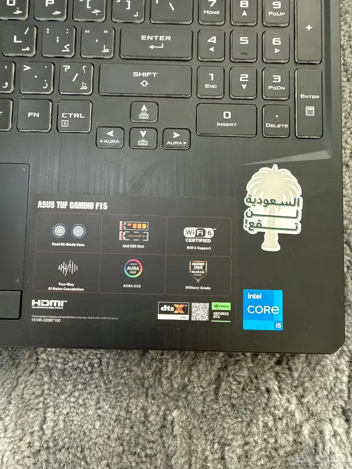 لاب توب اسوس جيمنج   استخدام مكتبي 7