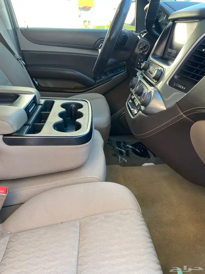 تاهو 2016 ابيض ls دبل نظيف ممشى 254الف كل شي ع الشرط 22