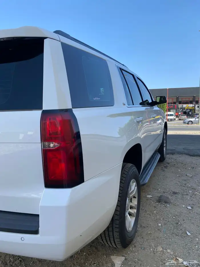 تاهو 2016 ابيض ls دبل نظيف ممشى 254الف كل شي ع الشرط 26