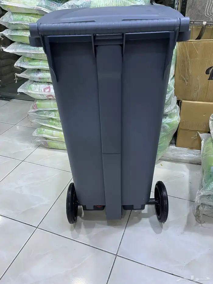 سلة زباله 240 ليتر بكفر وبدعسه و بدون دعسه الوان واشكال سطل 21