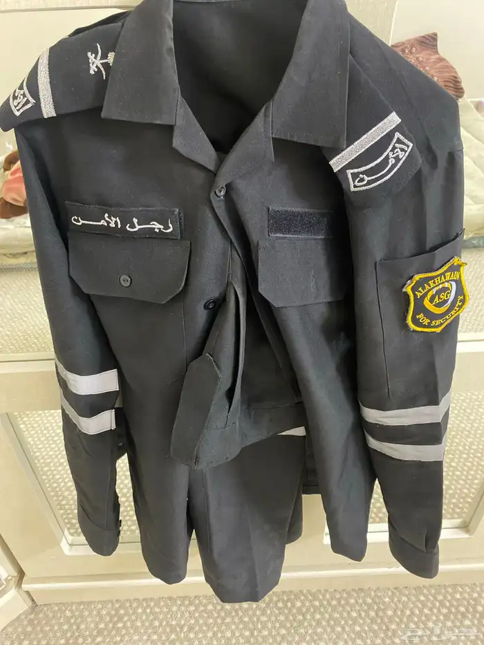 بدله حارس امن مشروع القديه اسود عاكس 0