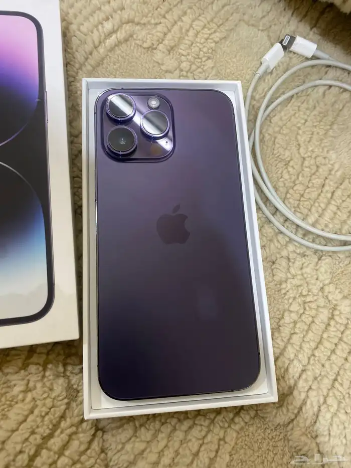 ايفون 14 برو ماكس بنفسجي نظيف 1