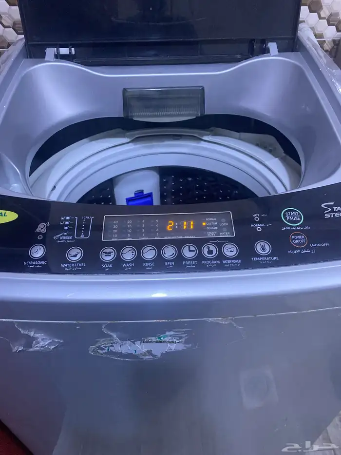 غسالة جنرال سوبر شبه جديد بس فيها خلل ودي أبيعه 2