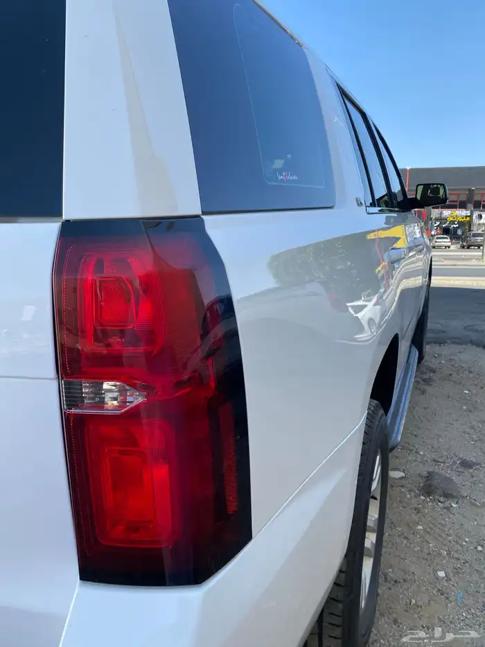 تاهو 2016 ابيض ls دبل نظيف ممشى 254الف كل شي ع الشرط 1