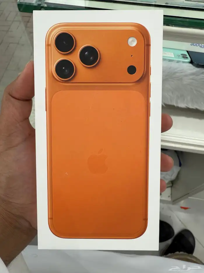 ايفون 17 برو ماكس 1TB برتقالي جديدضمان سنتين حاسبات العرب 0