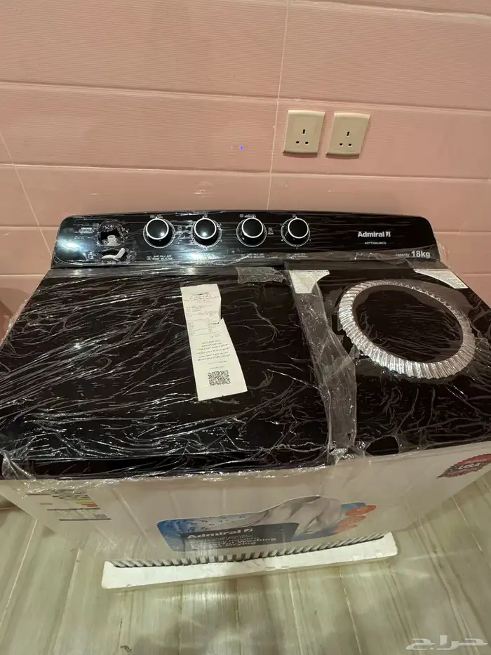 غساله 18 كيلو جديده وكاله 7