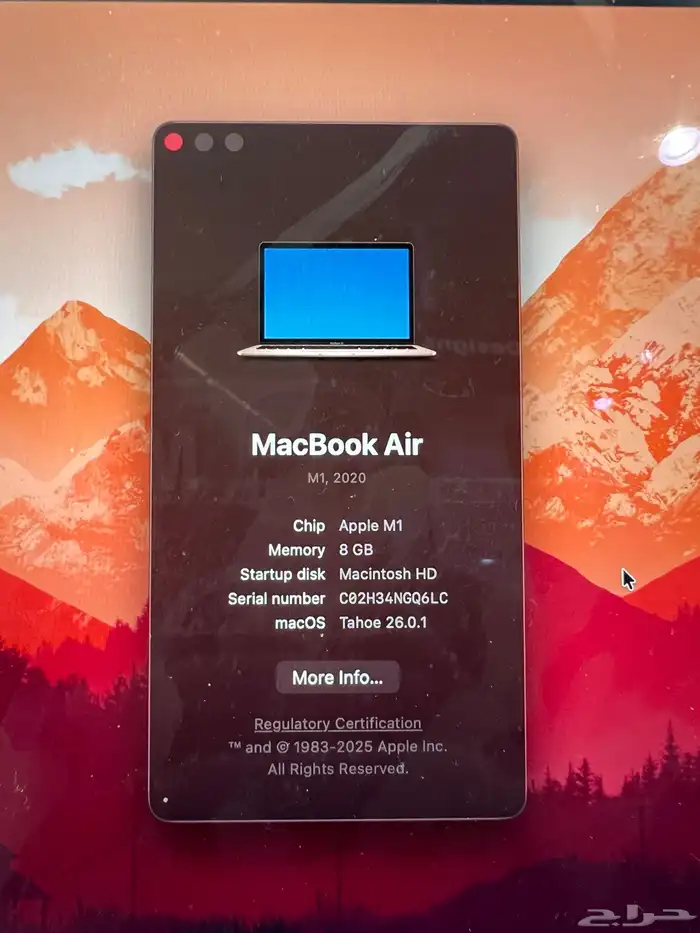 MacBook Air M1   لابتوب ماك بوك اير ام ون 3