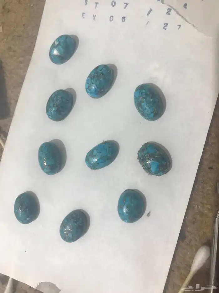 فيروز بعروق الذهب ومسباح مرجان عمره فوق 100 سنه 2