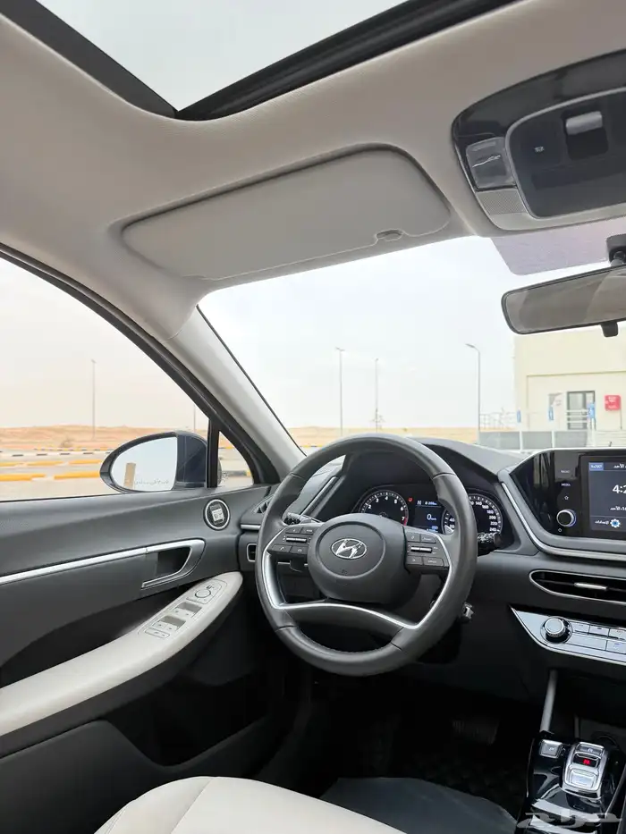 هونداي سوناتا 2023 بنوراما سعوديه شبه الجديد 76