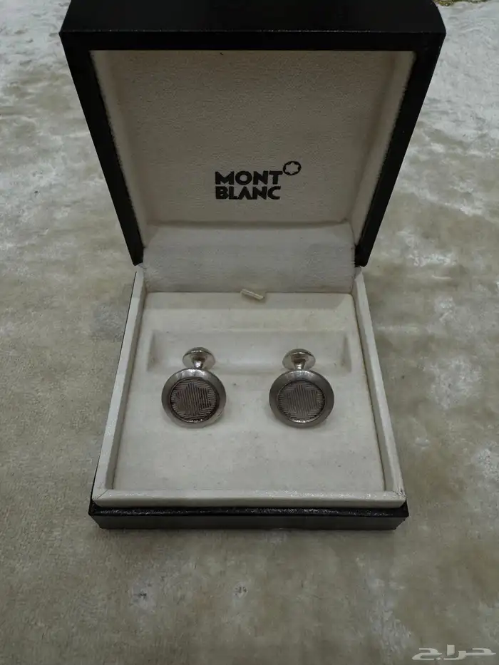 كبك Montblanc أصلي   فضة 925 مع العلبة   لم ي ستخدم أبدا 4