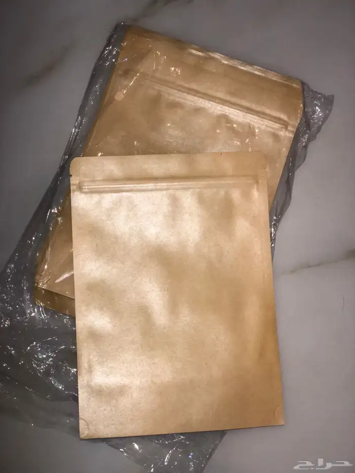 46 كيس من صفقات لحفظ البهارات والقهوة والحناء بنافذة شفافة 3