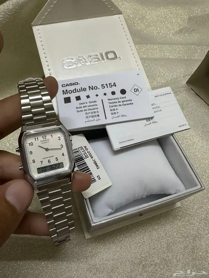 كاسيو الأصلي بضمان الوكيل 0