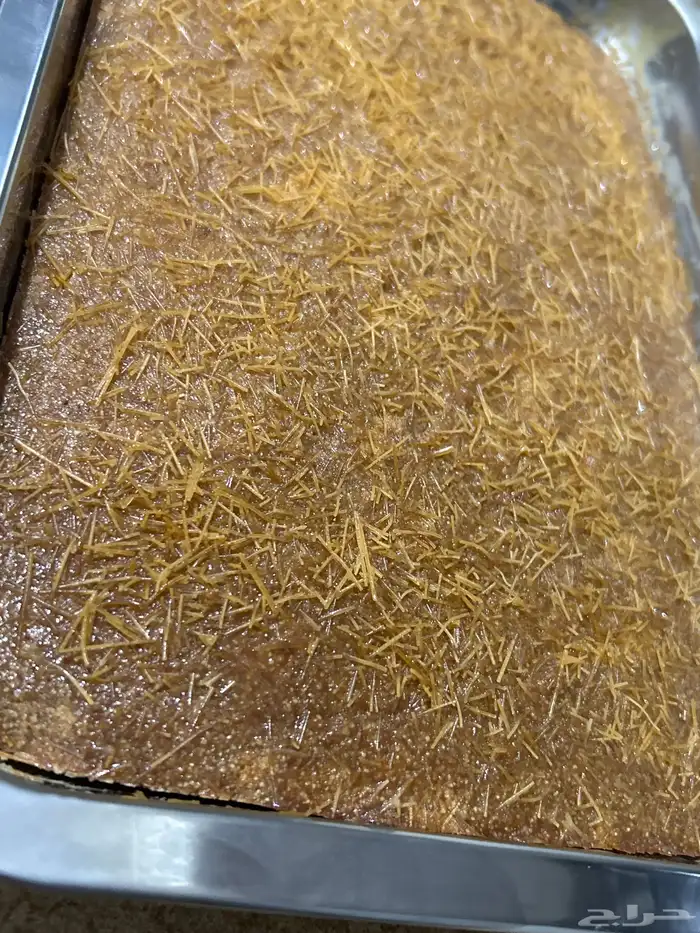 بسبوسه بالحليب المحموس 0