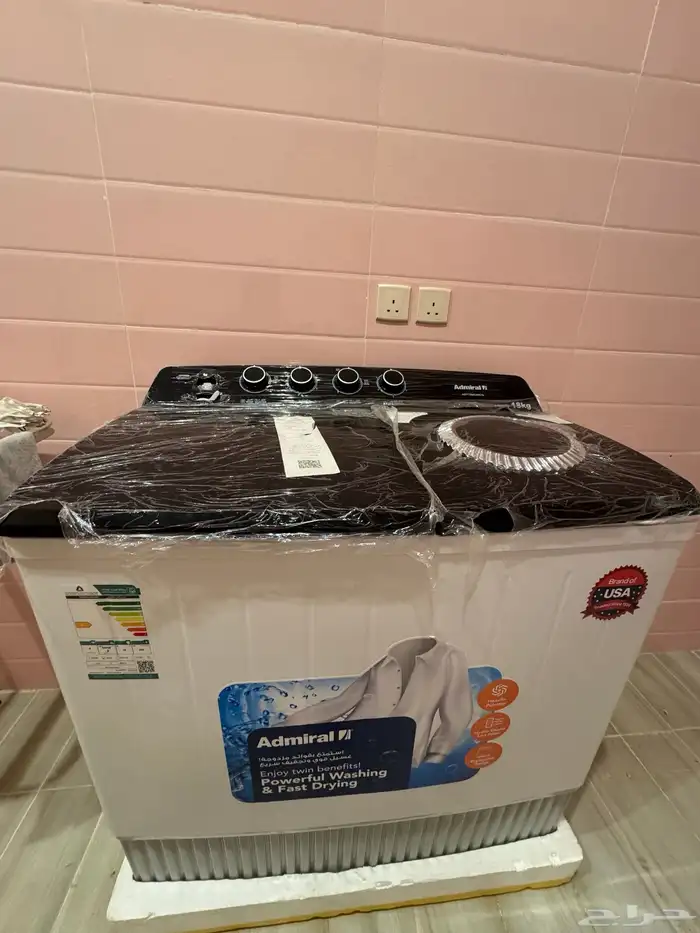 غساله 18 كيلو جديده وكاله 8