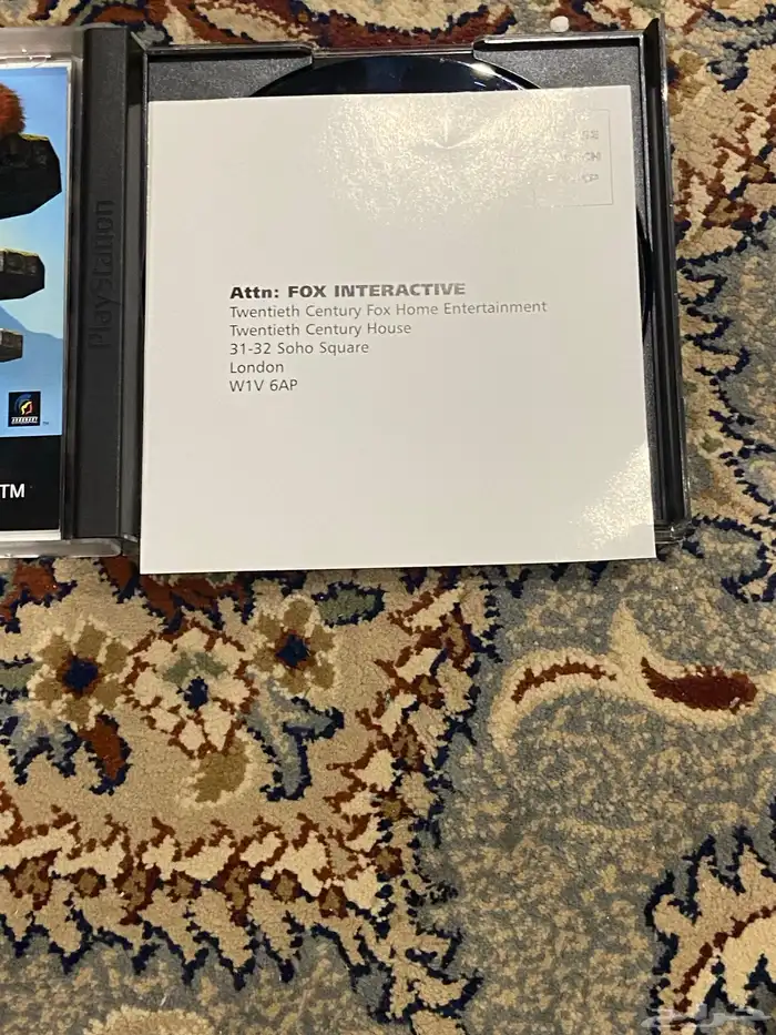 لعبه قديم كلاسكي سوني 1 حالته جيد إلى جيد جدا 2