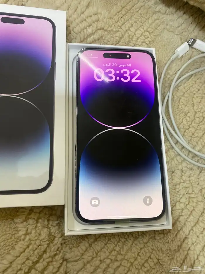 ايفون 14 برو ماكس بنفسجي نظيف 0