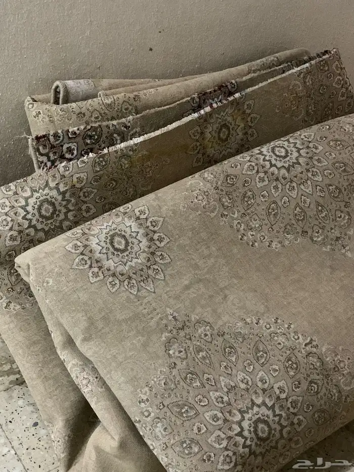 سجاد (موكيت) مقاس 4 4 اللون بيج مزخرف 0