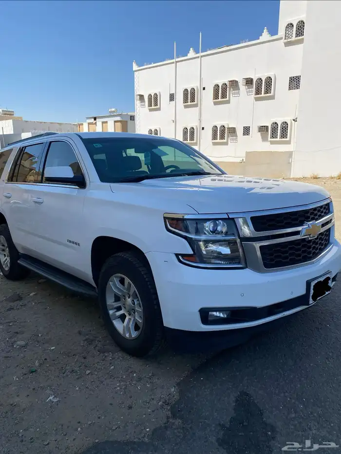 تاهو 2016 ابيض ls دبل نظيف ممشى 254الف كل شي ع الشرط 28