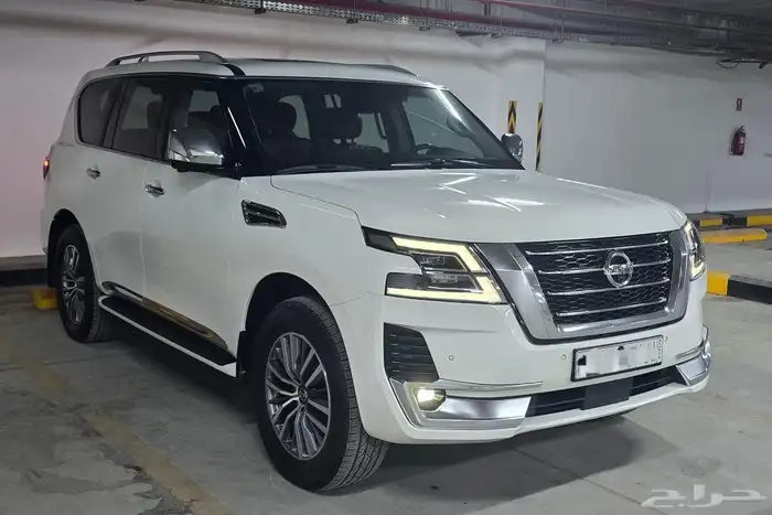 نيسان باترول بلاتينيوم أبيض 2021 3