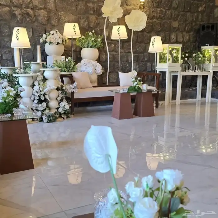 كوش سكاكا تنسيق حفلات سكاكا محل لهفه الأزهار 10