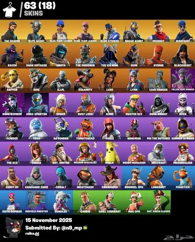 حساب فورت نايت سيزون الثالث وطور الزومبي القديم index