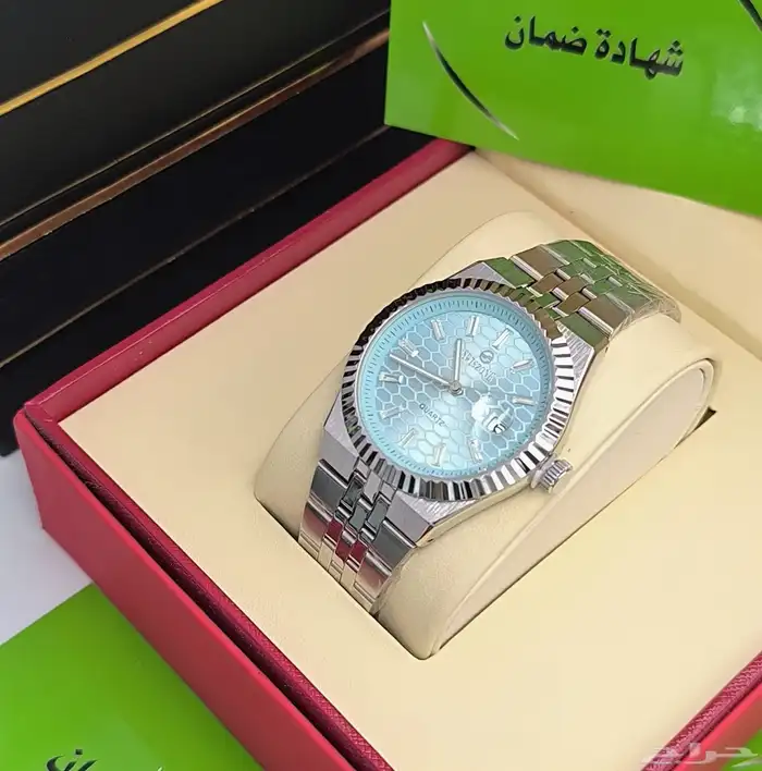 ساعات رجالية فاخرة (كوارتز) شبيه رولكس 5