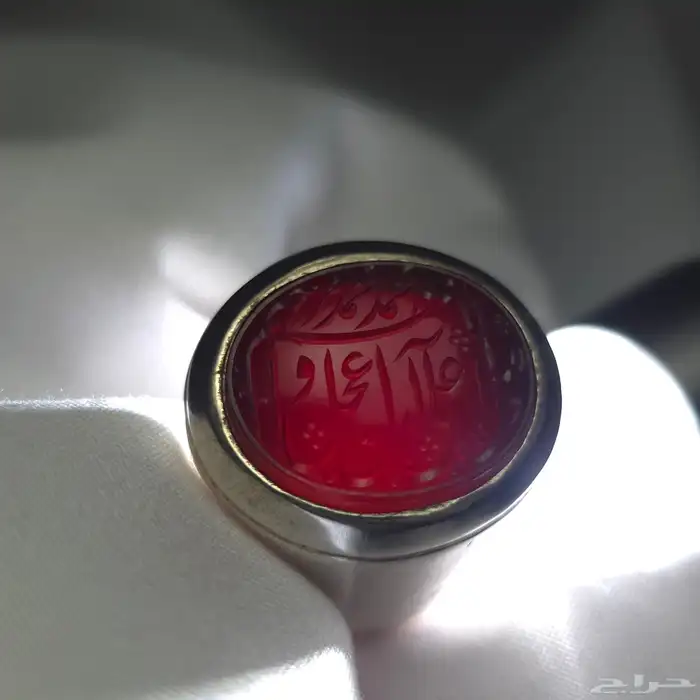 عقيق يمني كرزي خط جواد رحيمي 1