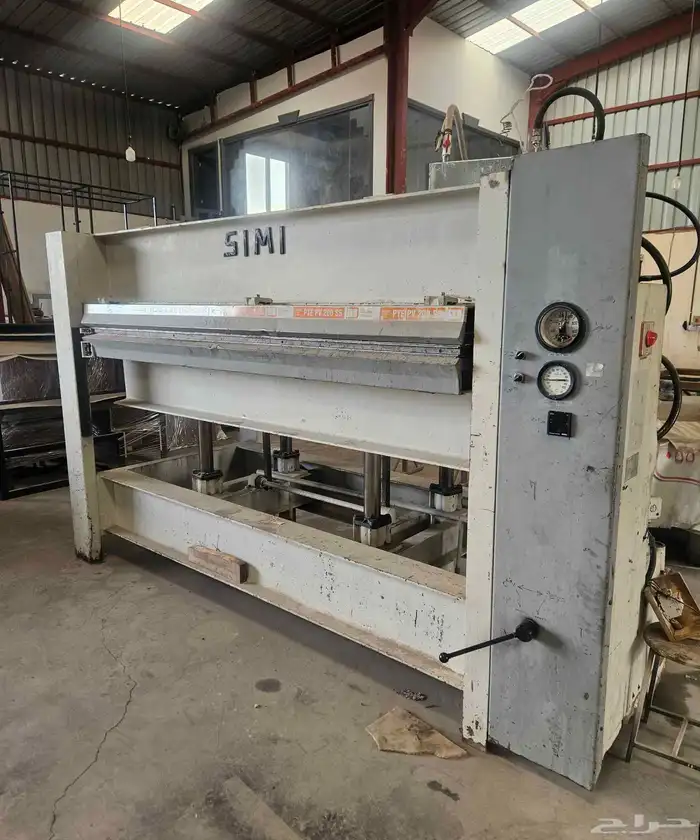 مكبس خشب قشرة حراري ايطالي طبقتين 130 في 250 1