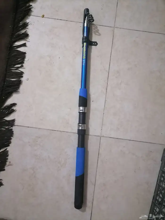 سنارة او قصبة... عود صيد تليسكوبى جديد لم يستخدم طوله 270 سم 0