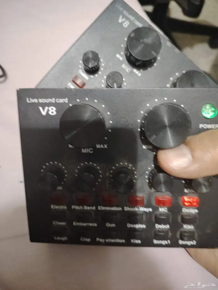 live sound card v8 ساوند كارد عدد جهازين 2