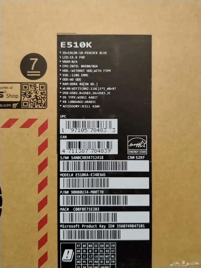 عدد 2 لاب aasus استخدام مكتب اقل من شهر سعر الجهازين 1800 6