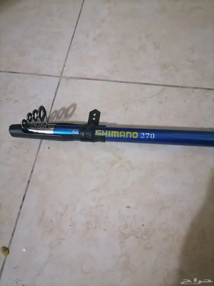 سنارة او قصبة... عود صيد تليسكوبى جديد لم يستخدم طوله 270 سم 2